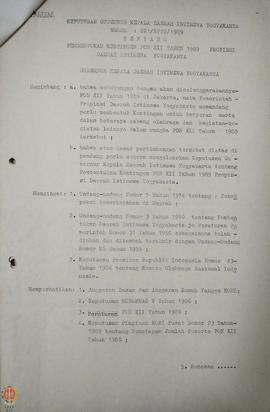 Salinan Keputusan Gubernur Kepala Daerah Istimewa Yogyakarta Nomor : 221/KPTS/ 1989 tentang Pembe...