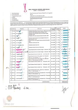 Surat Pernyataan Tanggungjawab Belanja No. 130/962724/XII/2007 dari Pejabat Pembuat Komitmen Reha...