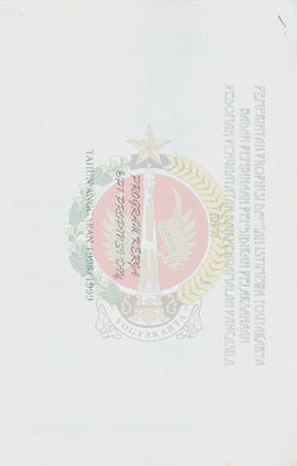 Program Kerja BP-7 Provinsi Daerah Istimewa Yogyakarta Tahun Anggaran 1998/1999