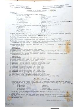 Surat Keputusan Gubernur KDH DIY No. 470/SK/HM/BPN/1989 tanggal 26 Juni 1989 tentang Gambar Situa...