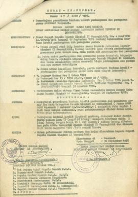 SK DPRD Dati II Gunungkidul No 7/kpts/1976 tentang persetujuan penerimaan bantuan kredit pembangu...