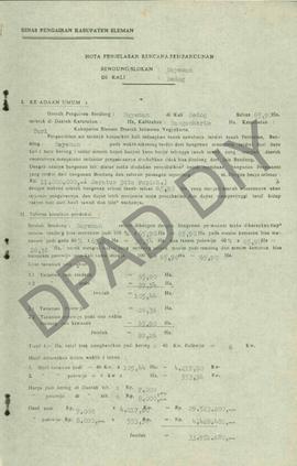 Program Pembangunan Daerah Tingkat II Tahun 1976/1977, Rehabilitasi Bendung Permanen, bendung : B...