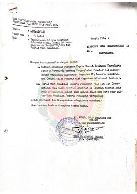 Bendel Salinan Keputusan Gubernur Kepala Daerah Istimewa Yogyakarta Nomor 45/KPTS/1983 tentang Pe...