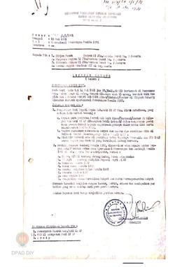 Laporan khusus operasional penerangan Pemilu 1982 (pensuksesan pemilu) No.104/LC.2/V/1981 dari De...