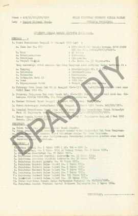 Surat Keputusan Gubernur Kepala  Daerah Istimewa Yogyakarta Nomor: 424/SK/HGB/BPN/1991 tanggal 21...