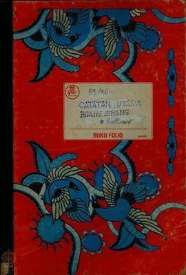 Buku Catatan Utama Bidang Jibang Tahun 1989/1990.