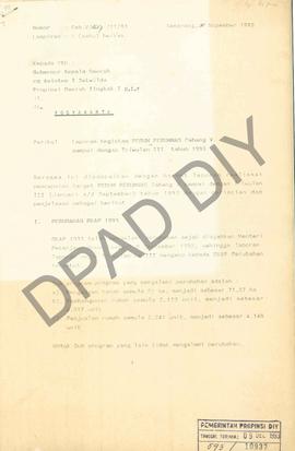 Surat Keputusan Gubernur Kepala  Daerah Istimewa Yogyakarta Nomor: 562/SK/HGB/BPN/1990 tanggal 30...