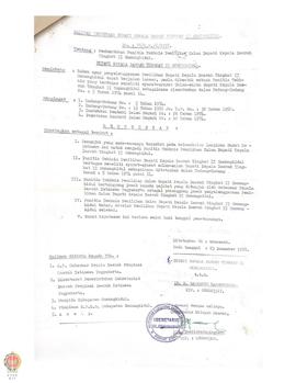 Salinan keputusan Bupati KDH DATI II Gunung Kidul No. 78/H.K/6/1978 tentang pembentukan panitia t...