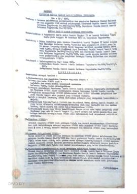 Surat Keputusan Kepala Daerah DIY No. 19/1966 tanggal 19 Pebruari 1966 tentang Pedoman Pelaksanaa...