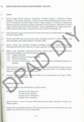 Dokumen Pelelangan Pekerjaan Rehabilitasi dan Upgrading (R dan U) Jaringan Irigasi di Pekik Jamal...