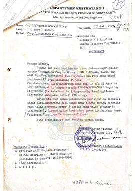 Berkas Surat Keputusan Kepala BP-7 Provinsi Daerah Istimewa Yogyakarta Nomor : 188.43/1911 Tentan...
