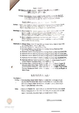 Keputusan Camat/Ketua PPS kecamatan Girimulyo No. 008/PPS/1981 tentang Pemberhentian dengan horma...