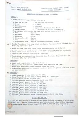 Surat Keputusan Gubernur Kepala Daerah DIY No. 42/SK/HP/DA/1987 tanggal 2 Pebruari 1987, No. 43/S...