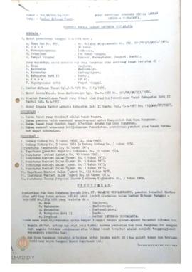 Surat Keputusan Gubernur KDH DIY No. 102/SK/HGB/DA/1987 tanggal 21 Pebruari 1987 tentang Gambar S...