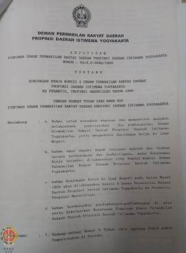 Berkas mengenai Kunjungan Kerja Delegasi Pemerintah Daerah Provinsi Daerah Istimewa Yogyakarta ke...