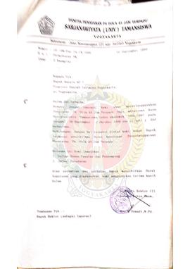 Berkas Permohonan Surat Keputusan Penyelenggaraan Penataran P-4 Poa 45 Jam Terpadu bagi mahasiswa...