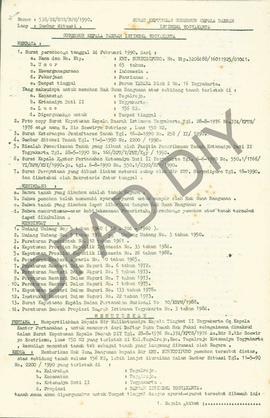 Surat Keputusan Gubernur Kepala  Daerah Istimewa Yogyakarta Nomor : 538/SK/HGB/BPN/1990 tanggal 1...