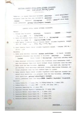 Surat Keputusan Gubernur Kepala Daerah DIY No. 42/Idz/KPTS/1986 Tanggal 20 Januari 1986 tentang P...
