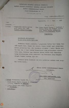 Surat Edaran Kepala Kantor Perbendaharaan Negara (KPN) Yogyakarta Nomor : SE.34/ WA.06/PB.0901/19...