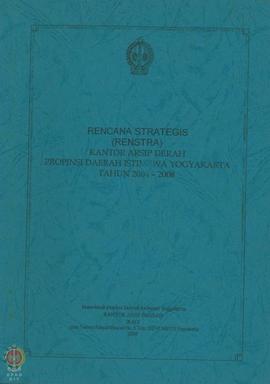 Rencana Strategis Kantor Arsip Daerah DIY Tahun 2004 - 2008