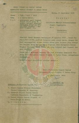 Pembayaran gaji PNS yang diangkat menjadi Anggota merangkap pimpinan DPRD di Kab. Kulon Progo.