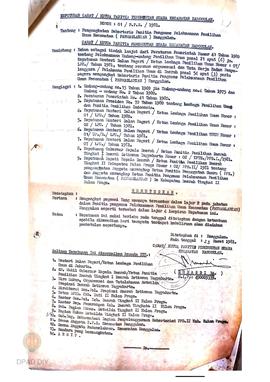 Keputusan Camat/Ketua PPS Kecamatan Nanggulan No.01/PPS/1981 tentang Pengangkatan Sekretaris PANW...