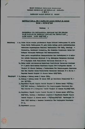 
Keputusan Kepala BP-7 Kabupaten Dati II Sleman No. 08/BP-7/96  Tanggal 10 Januari tentang Pemben...