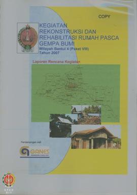 Laporan Rencana Kegiatan Rekonstruksi dan Rehabilitasi Rumah Pasca Gempa Bumi, Wilayah Bantul 4 (...