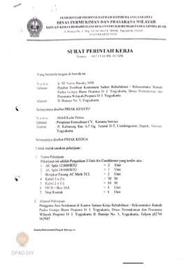 Kendali Kelengkapan Pengadaan Barang dan Jasa Rehab Rekons DIPA TA. 2006 dengan No.SPM 00149/XII/...