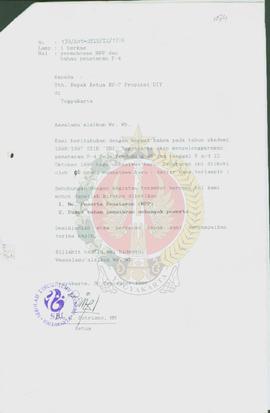 Surat dari Ketua  Sekolah Tinggi Ilmu Ekonomi Solusi Bisnis Indonesia (STIE ‘SBI’) kepada Ketua B...