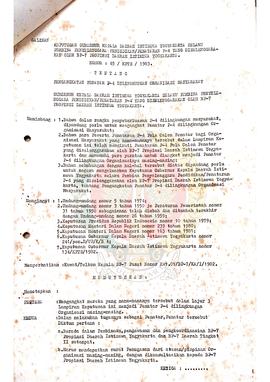 Salinan Keputusan Gubernur Kepala Daerah Istimewa Yogyakarta Nomor: 45/KPTS/1983 tentang Pengangk...
