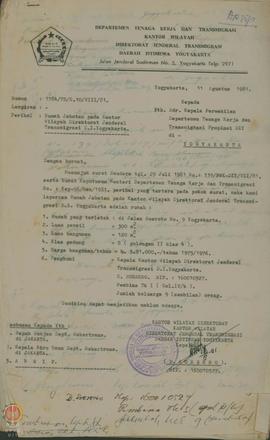 Surat Keputusan Menteri Tenaga Kerja dan Transmigrasi No : Kep-96/men/1981 tentang Pengaturan Pen...