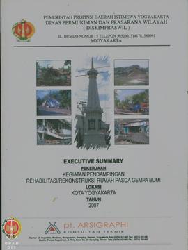 Laporan Executive Summary Kegiatan Pendampingan Rehabilitasi/Rekonstruksi Rumah Pasca Gempa Bumi,...