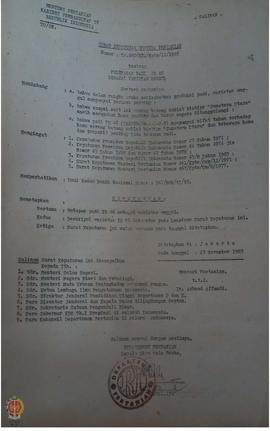Surat Keputusan Menteri Pertanian Nomor TP. 240/Kpts/11/1983 tentang pelepasan padi IR 48 sebagai...