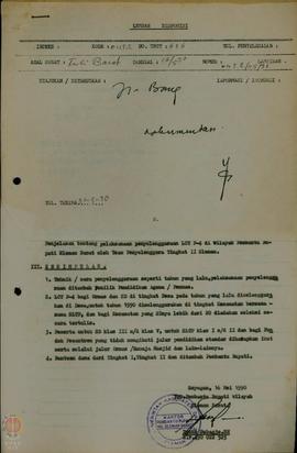
Surat No: 045.2/115/90 Tgl 16 Mei 1990, tentang Laporan  Pelaksaaan Rapat Koordinasi Penyelengga...