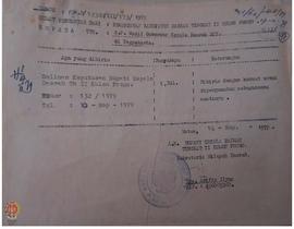 SK Bupati Kulon Progo No. 132/ 1979 tanggal 10 Nopember 1979 tentang pencabutan SK Bupati No. 42/...