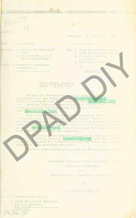 Keputusan Menteri Pekerjaan Umum dan Tenaga Listrik Nomor : 109/KPTS/1969 tentang pemberian tunja...