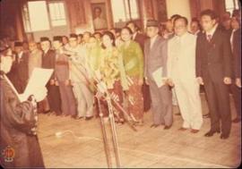 Pengambilan Sumpah Jabatan anggota DPRD DIY Hasil Pemilu 1982