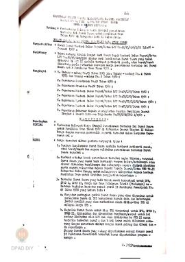 Surat keputusan Bupati kepada Ketua PPD Tk II Kulon Progo No: 03/PPD II/1982 tanggal 22 Pebruari ...