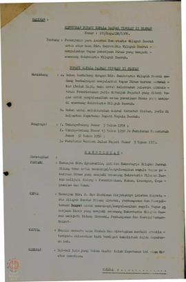 Salinan Keputusan Bupati Kepala Daerah Tingkat II Sleman Nomor:  100/Kep.KDH/1986 tentang Penunju...
