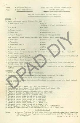 Surat Keputusan Gubernur KDH Daerah Istimewa Yogyakarta Nomor: 400/SK/HM/BPN/1989 tentang Pemberi...