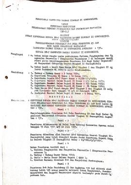 Surat Keputusan Kepala BP-7 Kabupaten Daerah Tingkat II Gunung Kidul Nomor 188.45/171/1991 tentan...