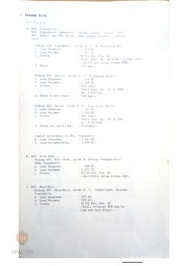 Laporan kegiatan BP4  Yogyakarta,  RPS Kotagede, dan  RPS Muja-Muju, TA. 1993/1994 dalam rangka p...
