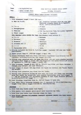 Surat Keputusan Gubernur KDH DIY No. 641/SK/HM/BPN/1989 tanggal 31 Agustus 1989 tentang Gambar Si...