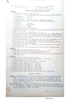 Surat Keputusan Gubernur KDH DIY No. 133/SK/HM/DA/1988 tanggal 1 Maret 1988 tentang Daftar dan Ga...