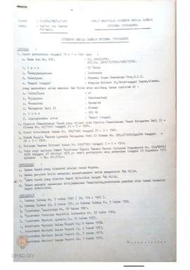 Surat Keputusan Gubernur KDH DIY No. 214/SK/HM/DA/1988 tanggal 30 Maret 1988 tentang Daftar dan G...