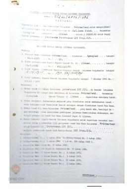Surat Keputusan Gubernur Kepala Daerah DIY No. 5/Idz/KPTS/1986 Tanggal 10 Januari 1986 tentang Pe...