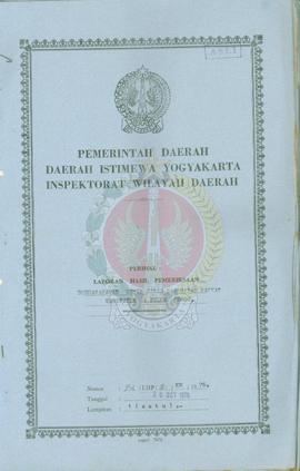 Laporan hasil pemeriksaan pada Dinas-Dinas Tk II Kab. Kulon Progo.