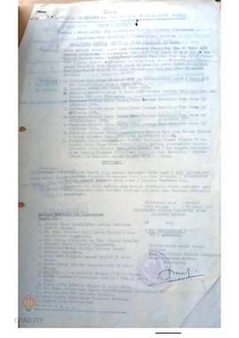 Surat Keputusan Camat/ Ketua Panitia Pemungutan Suara Kecamatan Sentolo No. 03/PPS/1981 tentang P...