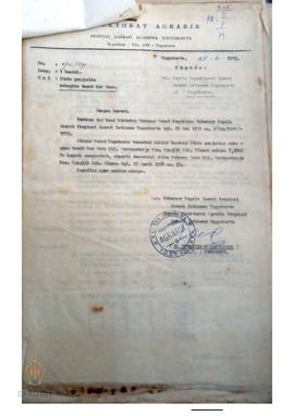 Surat Keputusan Gubernur Kepala Daerah DIY No. 2/Idz/KPTS/1978 tanggal 12 Mei 1979 tentang izin p...